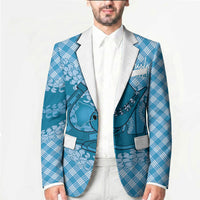 Polu Hawaii Cowboy Palaka Motifs Personalised Blazer Paniolo Festival Puakenikeni Lei LT14 - Polynesian Pride
