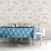 Polu Hawaii Cowboy Palaka Motifs Personalised Tablecloth Paniolo Festival Puakenikeni Lei LT14 - Polynesian Pride