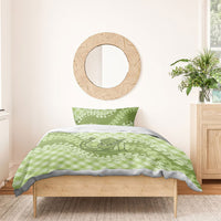 Omaomao Hawaii Cowboy Palaka Motifs Personalised Bedding Set Paniolo Festival Puakenikeni Lei LT14 - Polynesian Pride