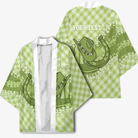 Omaomao Hawaii Cowboy Palaka Motifs Personalised Kimono Paniolo Festival Puakenikeni Lei LT14 - Polynesian Pride