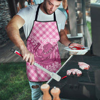 Alaka Hawaii Cowboy Palaka Motifs Personalised Apron Paniolo Festival Puakenikeni Lei LT14 - Polynesian Pride