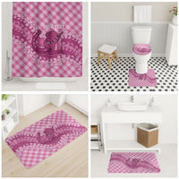 Alaka Hawaii Cowboy Palaka Motifs Personalised Bathroom Set Paniolo Festival Puakenikeni Lei LT14 - Polynesian Pride