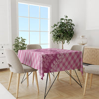 Alaka Hawaii Cowboy Palaka Motifs Personalised Tablecloth Paniolo Festival Puakenikeni Lei LT14 - Polynesian Pride