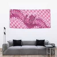 Alaka Hawaii Cowboy Palaka Motifs Personalised Tapestry Paniolo Festival Puakenikeni Lei LT14 - Polynesian Pride