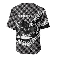 Eleele Hawaii Cowboy Palaka Motifs Personalised Baseball Jersey Paniolo Festival Puakenikeni Lei LT14 - Polynesian Pride