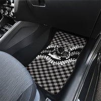Eleele Hawaii Cowboy Palaka Motifs Personalised Car Mats Paniolo Festival Puakenikeni Lei LT14 - Polynesian Pride