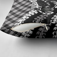 Eleele Hawaii Cowboy Palaka Motifs Personalised Pillow Cover Paniolo Festival Puakenikeni Lei LT14 - Polynesian Pride