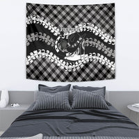 Eleele Hawaii Cowboy Palaka Motifs Personalised Tapestry Paniolo Festival Puakenikeni Lei LT14 - Polynesian Pride