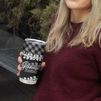 Eleele Hawaii Cowboy Palaka Motifs Personalised Tumbler Cup Paniolo Festival Puakenikeni Lei LT14 - Polynesian Pride