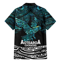 New Zealand Sulphur-crested Cockatoo Family Matching Mermaid Dress and Hawaiian Shirt Aotearoa Maori Mix Paua Shell LT14 - Polynesian Pride