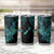 New Zealand Sulphur-crested Cockatoo Tumbler Cup Aotearoa Maori Mix Paua Shell