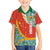 Penama Province Family Matching Summer Maxi Dress and Hawaiian Shirt Vanuatu Map - Plumeria Flag Color