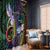 Personalized Polynesian Memorial Window Curtain Dragonflies Appear When Angels Are Near