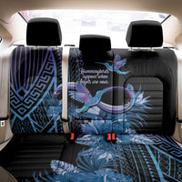 Polynesian Memorial Back Car Seat Cover Hummingbirds Appear When Angels Are Near LT14 - Polynesian Pride