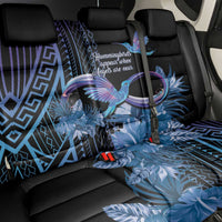 Polynesian Memorial Back Car Seat Cover Hummingbirds Appear When Angels Are Near LT14 - Polynesian Pride