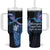 Polynesian Memorial Tumbler With Handle Hummingbirds Appear When Angels Are Near LT14