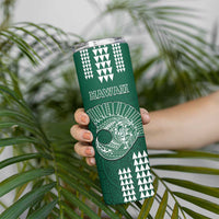 Hawaii Football Skinny Tumbler Kakau Rainbow Warriors Helmet