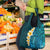 Turquosie Polynesia Grocery Bag Plumeria Tropical Leaves With Galaxy Polynesian Art