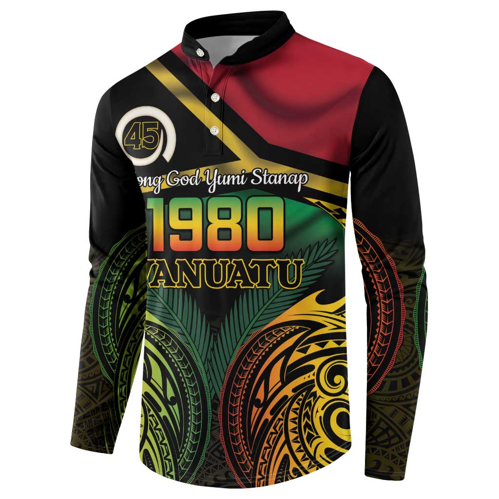 Vanuatu 1980 Button Sweatshirt Hapi 45 Yia Indipendens Anivesari