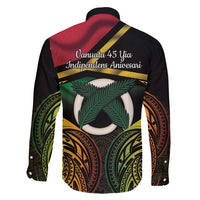 Vanuatu 1980 Family Matching Summer Maxi Dress and Hawaiian Shirt Hapi 45 Yia Indipendens Anivesari