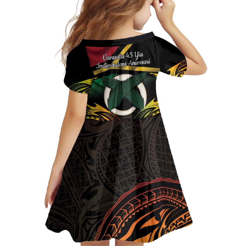 Vanuatu 1980 Family Matching Tank Maxi Dress and Hawaiian Shirt Hapi 45 Yia Indipendens Anivesari LT14 - Polynesian Pride