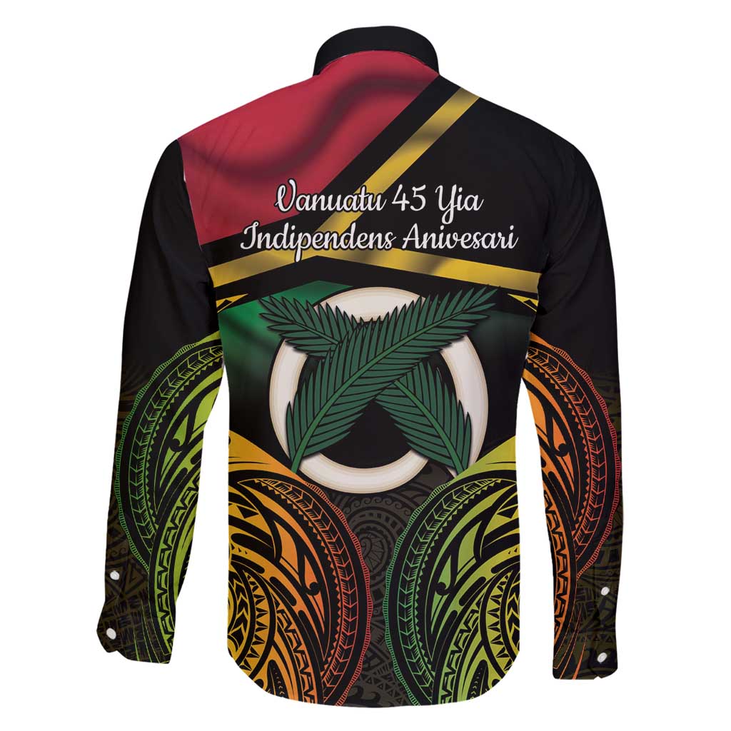 Vanuatu 1980 Family Matching Tank Maxi Dress and Hawaiian Shirt Hapi 45 Yia Indipendens Anivesari LT14 - Polynesian Pride