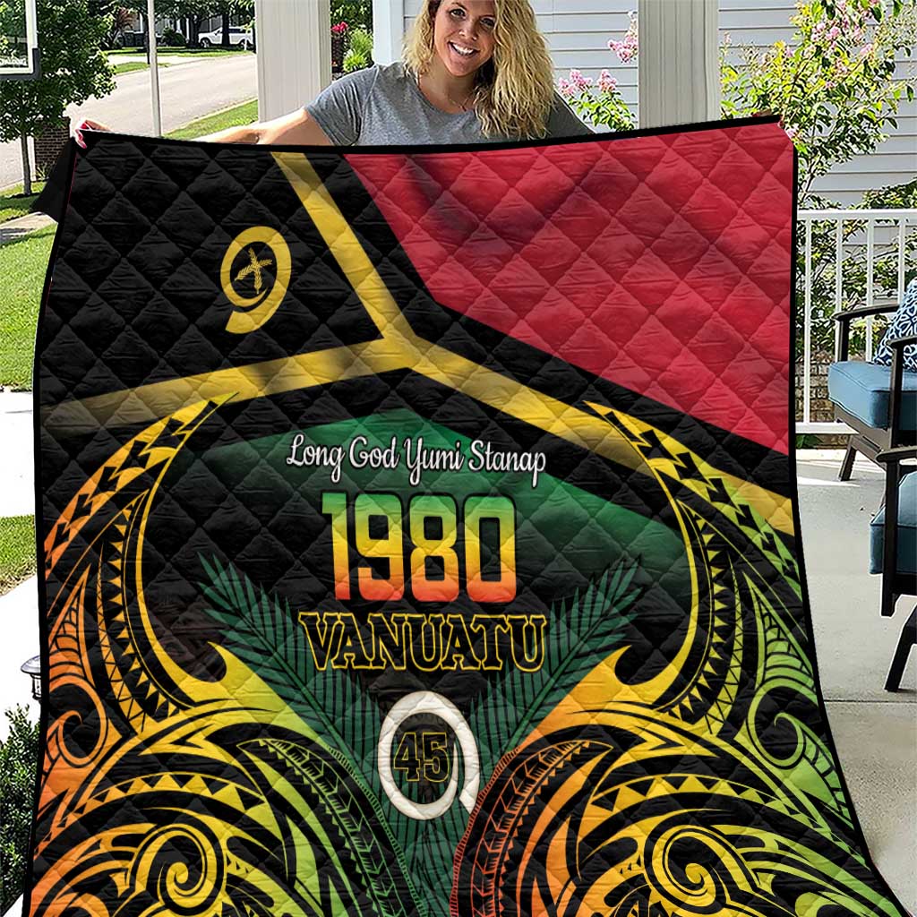 Vanuatu 1980 Quilt Hapi 45 Yia Indipendens Anivesari