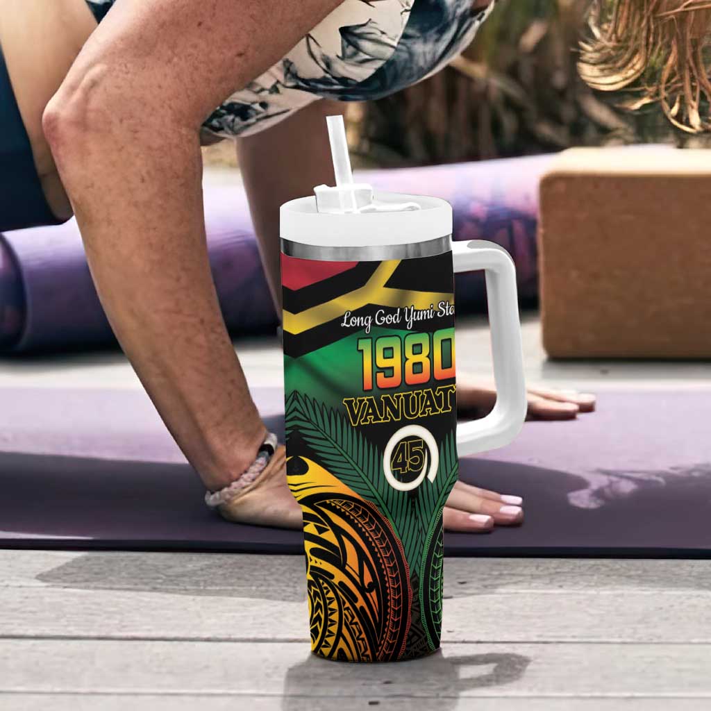 Vanuatu 1980 Tumbler With Handle Hapi 45 Yia Indipendens Anivesari