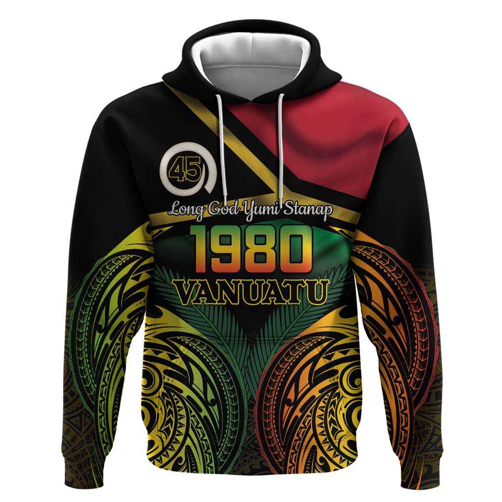 Vanuatu 1980 Zip Hoodie Hapi 45 Yia Indipendens Anivesari