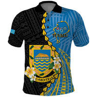 Tuvalu Independence Day Polo Shirt Manuia te tutokotasi o Tuvaluan Dolphin Tattoo