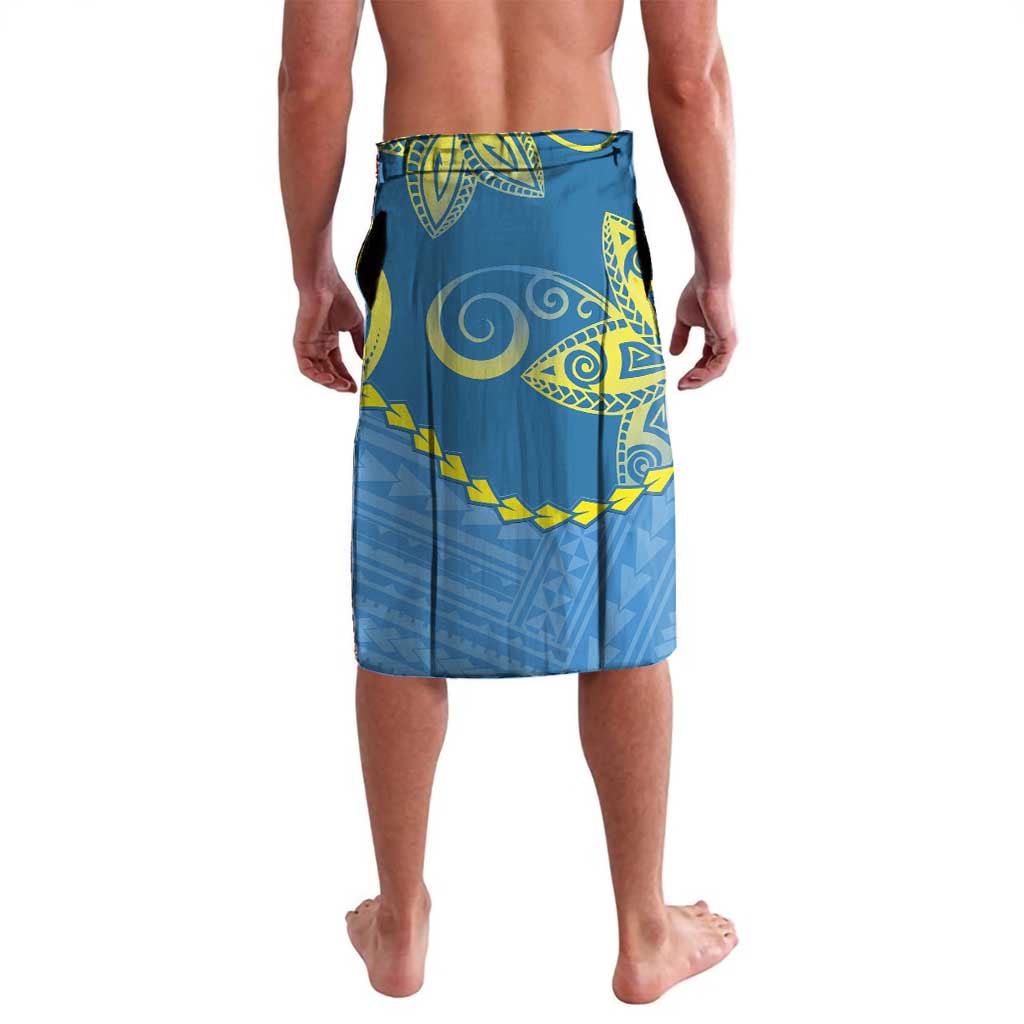 Personalised Palau Independence Day Lavalava Belau Coat Of Arms Polynesian Curve Style LT14 - Polynesian Pride