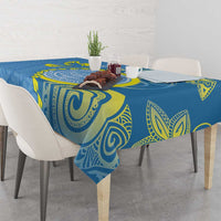 Personalised Palau Independence Day Tablecloth Belau Coat Of Arms Polynesian Curve Style LT14 - Polynesian Pride