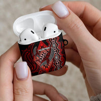 Aotearoa Iwi Ngapuhi AirPods Case NZ Maori Humpback Whale Taniko Motifs LT14 - Polynesian Pride