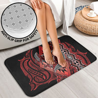 Aotearoa Iwi Ngapuhi Bathroom Set NZ Maori Humpback Whale Taniko Motifs LT14 - Polynesian Pride