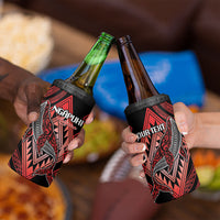 Aotearoa Iwi Ngapuhi Personalised 4 in 1 Can Cooler Tumbler NZ Maori Humpback Whale Taniko Motifs LT14 - Polynesian Pride
