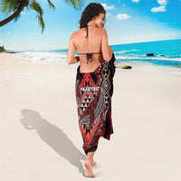 Aotearoa Iwi Ngapuhi Sarong NZ Maori Humpback Whale Taniko Motifs LT14 - Polynesian Pride