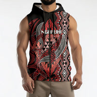 Aotearoa Iwi Ngapuhi Personalised Sleeveless Zip Hoodie NZ Maori Humpback Whale Taniko Motifs LT14 - Polynesian Pride