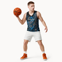 Aotearoa Iwi Ngati Porou Personalised Basketball Jersey NZ Maori Humpback Whale Taniko Motifs LT14 - Polynesian Pride