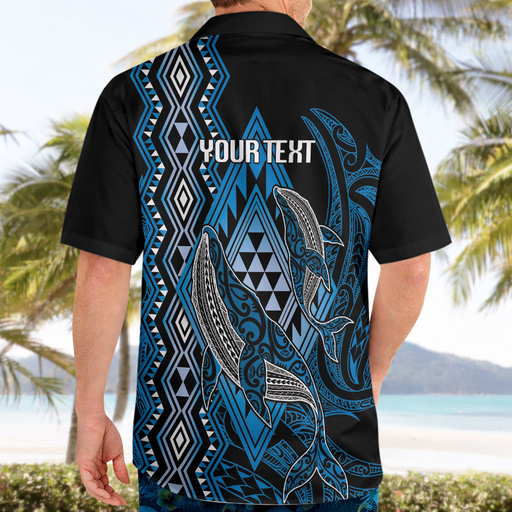 Aotearoa Iwi Ngati Porou Personalised Hawaiian Shirt NZ Maori Humpback Whale Taniko Motifs LT14 - Polynesian Pride
