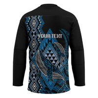 Aotearoa Iwi Ngati Porou Personalised Hockey Jersey NZ Maori Humpback Whale Taniko Motifs LT14 - Polynesian Pride