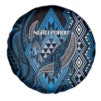 Aotearoa Iwi Ngati Porou Spare Tire Cover NZ Maori Humpback Whale Taniko Motifs LT14 - Polynesian Pride