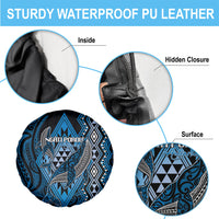 Aotearoa Iwi Ngati Porou Spare Tire Cover NZ Maori Humpback Whale Taniko Motifs LT14 - Polynesian Pride