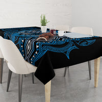 Aotearoa Iwi Ngati Porou Tablecloth NZ Maori Humpback Whale Taniko Motifs LT14 - Polynesian Pride