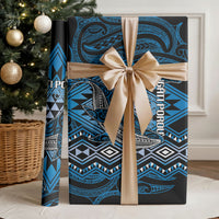 Aotearoa Iwi Ngati Porou Wrapping Paper NZ Maori Humpback Whale Taniko Motifs LT14 - Polynesian Pride