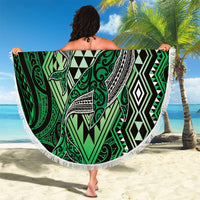 Aotearoa Iwi Ngai Tahu Beach Blanket NZ Maori Humpback Whale Taniko Motifs LT14 - Polynesian Pride