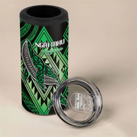 Aotearoa Iwi Ngai Tahu Personalised 4 in 1 Can Cooler Tumbler NZ Maori Humpback Whale Taniko Motifs LT14 - Polynesian Pride