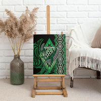 Aotearoa Iwi Ngai Tahu Canvas Wall Art NZ Maori Humpback Whale Taniko Motifs LT14 - Polynesian Pride