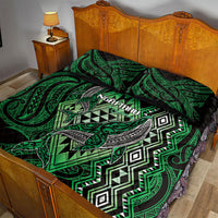 Aotearoa Iwi Ngai Tahu Quilt Bed Set NZ Maori Humpback Whale Taniko Motifs LT14 - Polynesian Pride