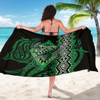 Aotearoa Iwi Ngai Tahu Sarong NZ Maori Humpback Whale Taniko Motifs LT14 - Polynesian Pride