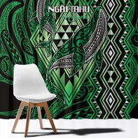 Aotearoa Iwi Ngai Tahu Window Curtain NZ Maori Humpback Whale Taniko Motifs LT14 - Polynesian Pride